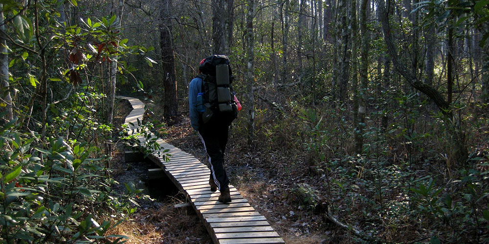 Hiking on Neusiok Trail | Photo © Photo by Becka Walling